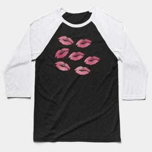 Kiss on the lips - rose Baseball T-Shirt